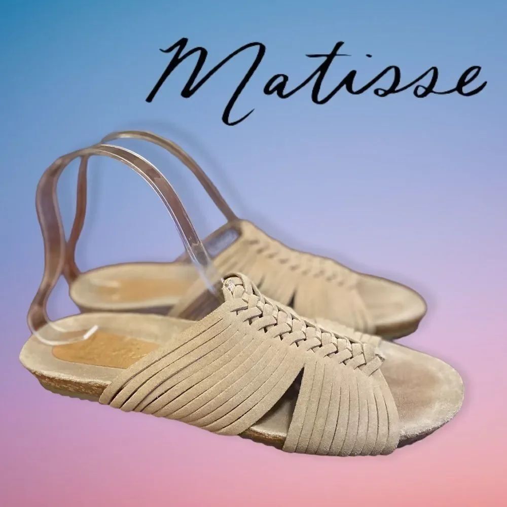 Matisse "Cole" Suede Leather Slide Sandals 8